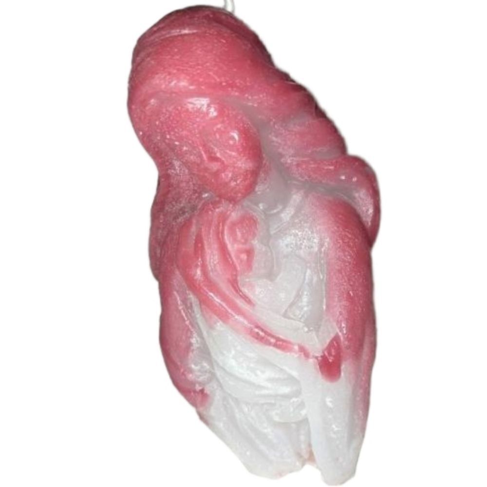 Hand crafted limited edition "Our lady" Mother and child candle